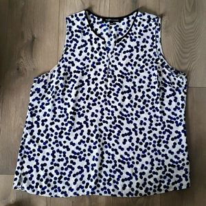 Reitmans polka dot blouse